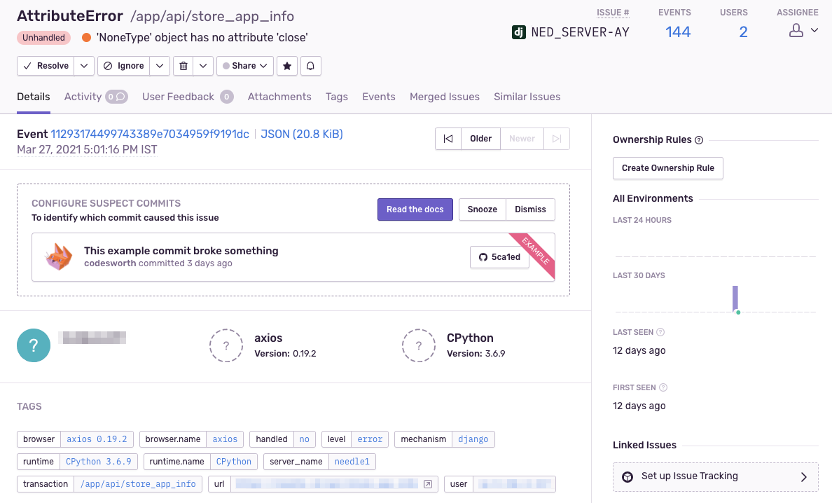 A guide to error tracking with Sentry