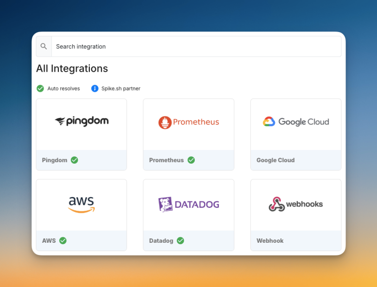 Spike’s integrations