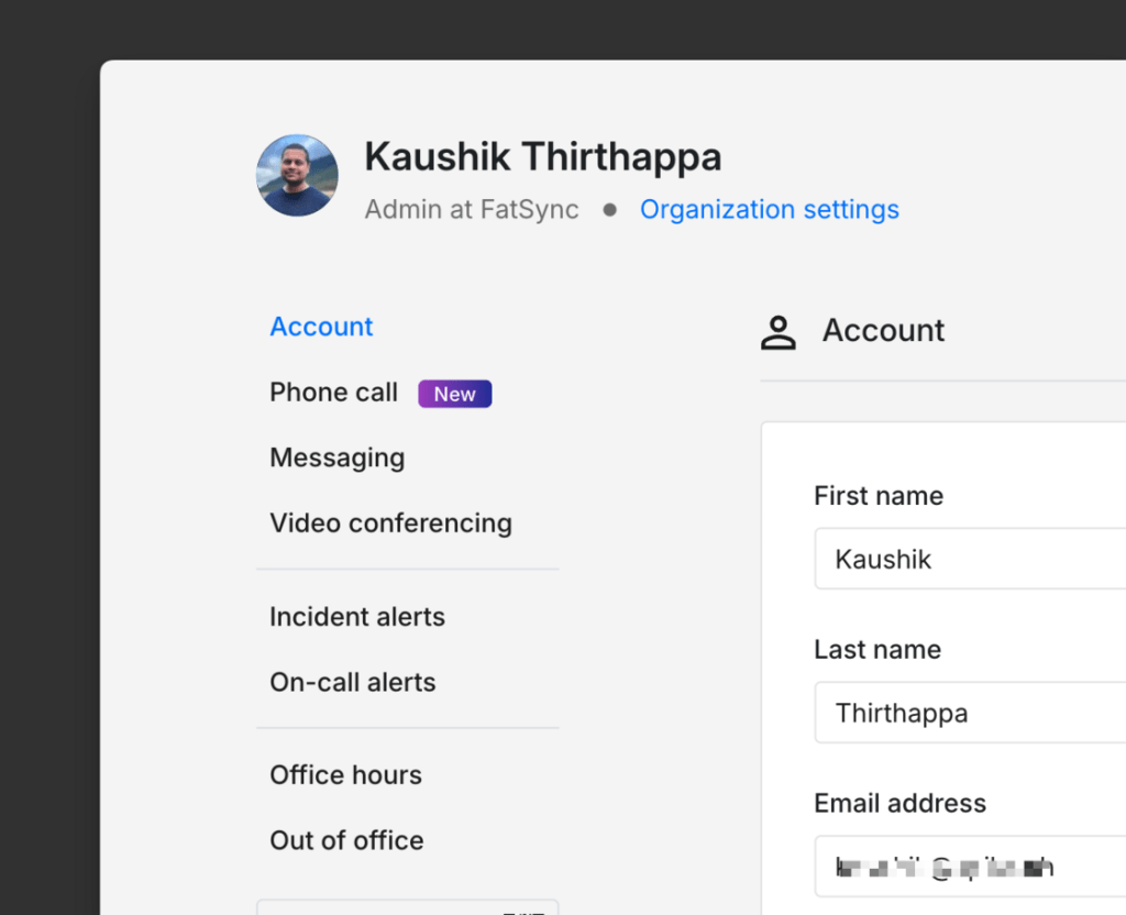 User account