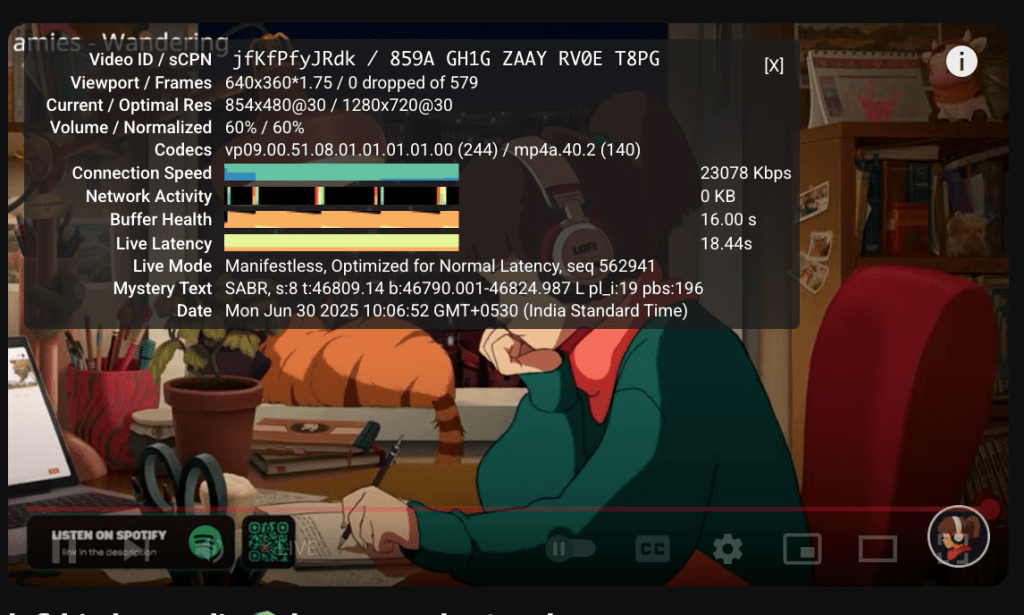 YouTube stats for nerds