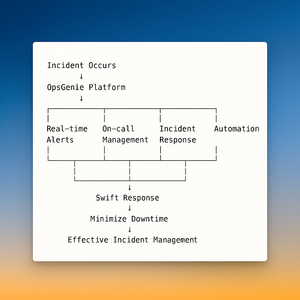 OpsGenie's incident mangement