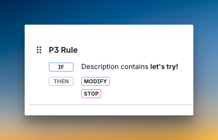 Example of an Alert Policy in JSM