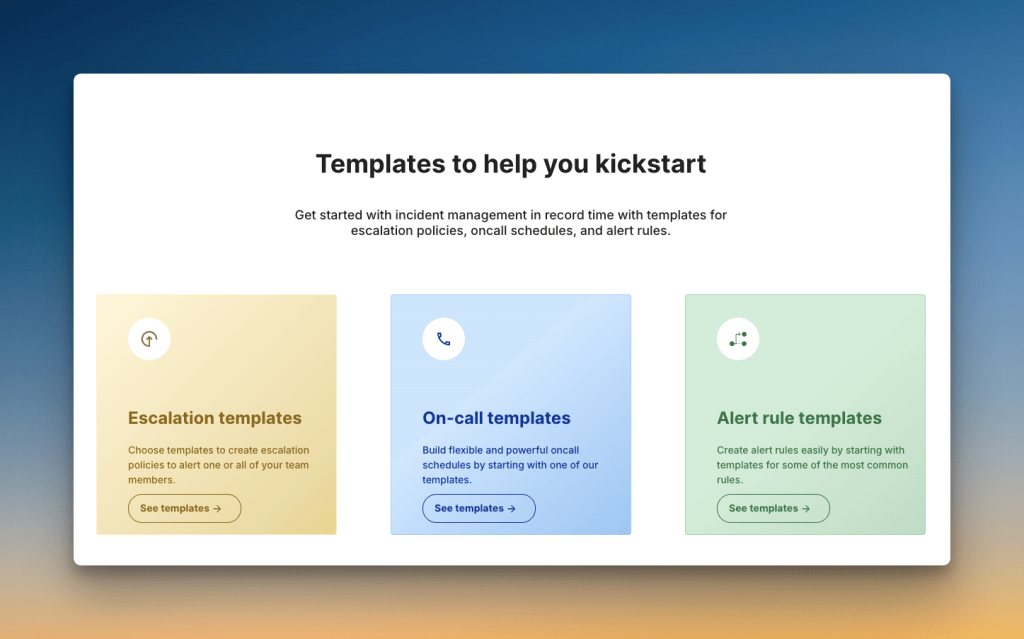 Spike's ready-to-use templates