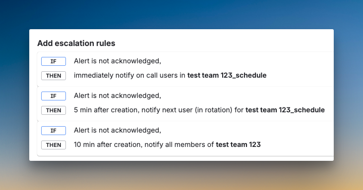 No relative delay time in escalation policy (JSM)