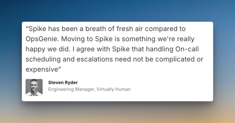 Spike's customer testimonial