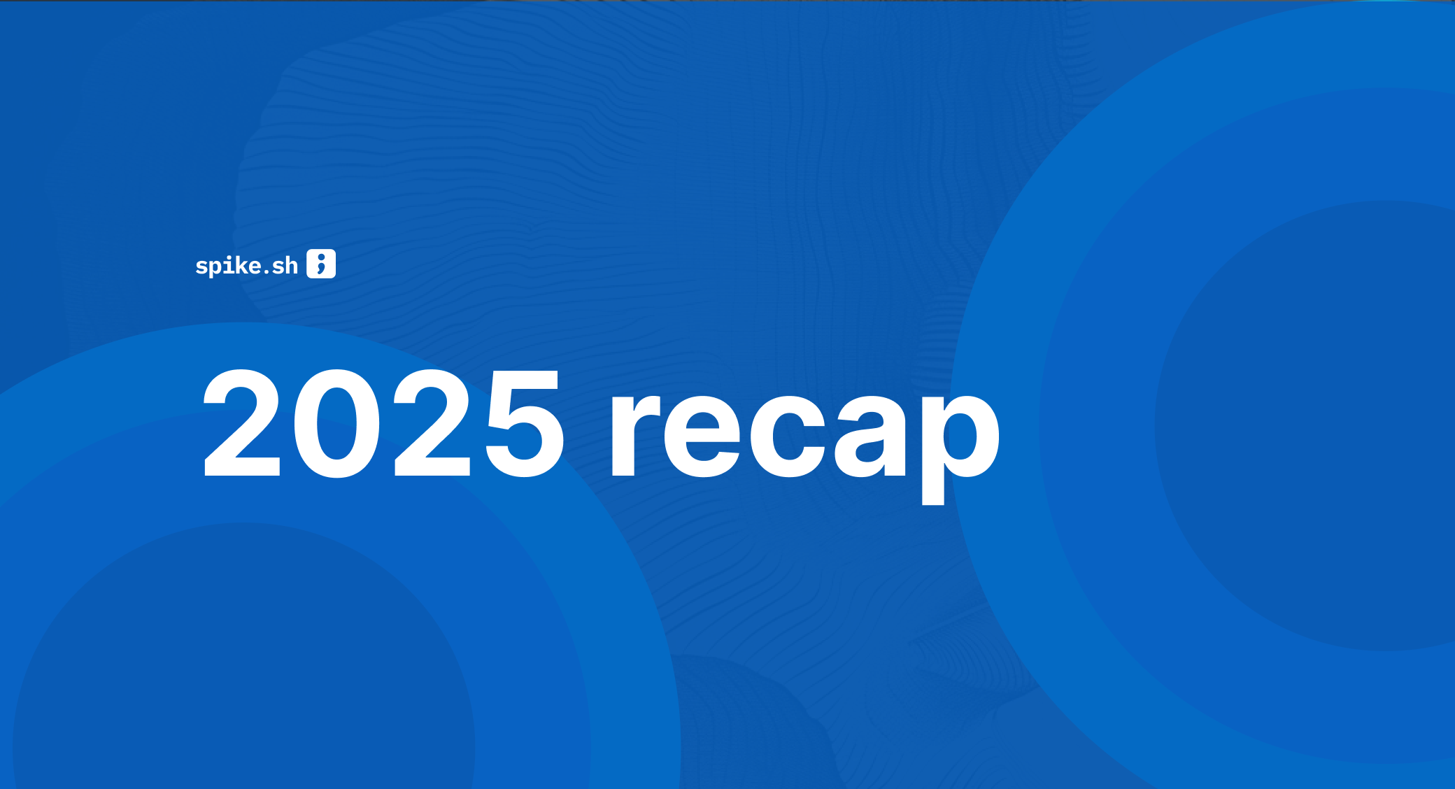 Blog cover image titled "2025 recap"